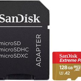 SanDisk mälukaart microSDXC 128GB Extreme Plus V30 A2 + adapter